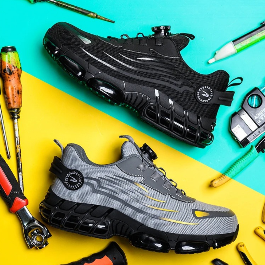 Sneakersy robocze z ukrytymi elementami ochronnymi