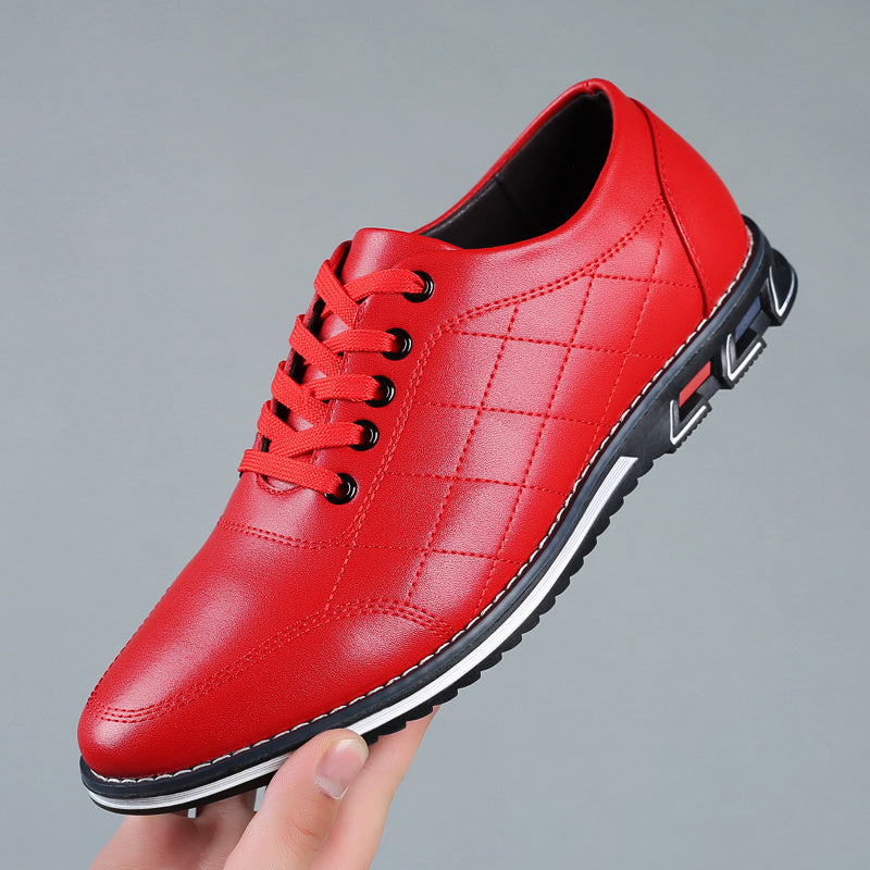 Sneakersy pikowane, uporządkowana cholewka