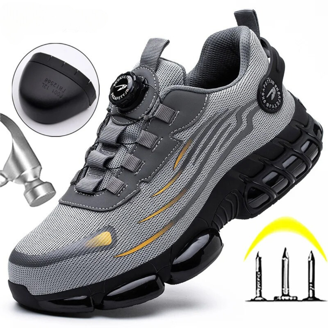Sneakersy robocze z ukrytymi elementami ochronnymi