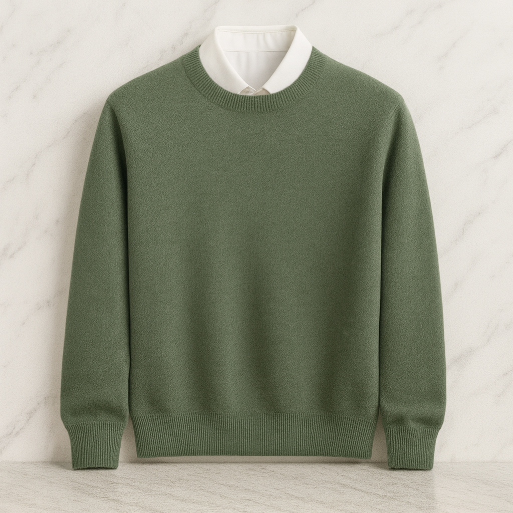 Sweter z czystego kaszmiru, dopracowana sylwetka