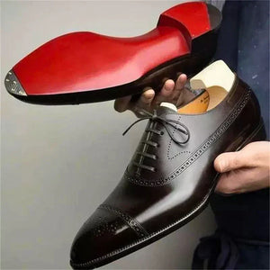 Oksfordy Orbit-10 typu brogues, precyzyjne zdobienia