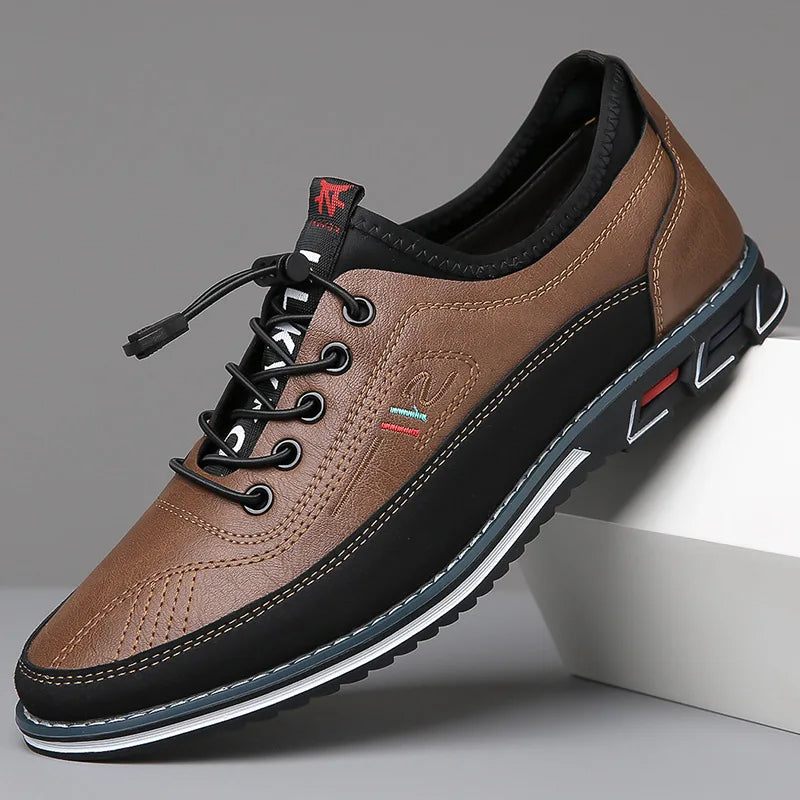 Sneakersy w stylu oksfordów z profilowaną wkładką