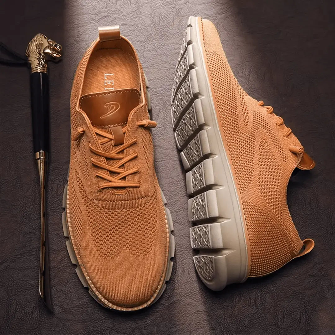 Sneakersy z oddychającej dzianiny, mocna amortyzacja