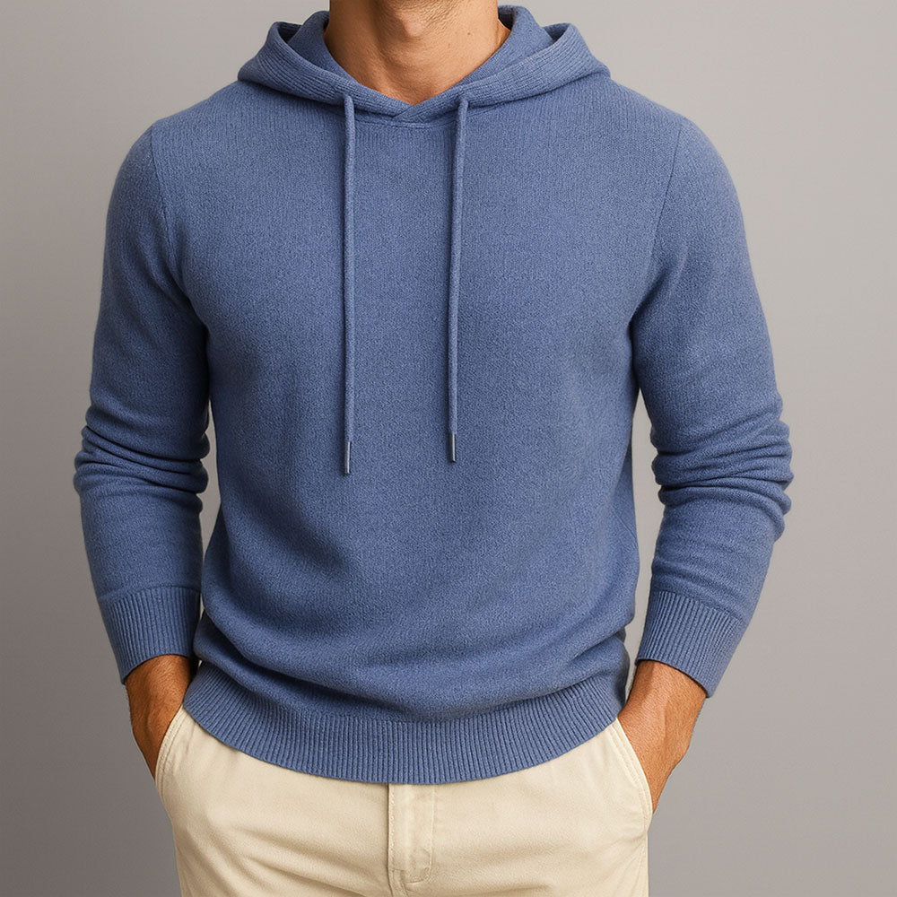 Bluza Everest z kapturem, czysty kaszmir