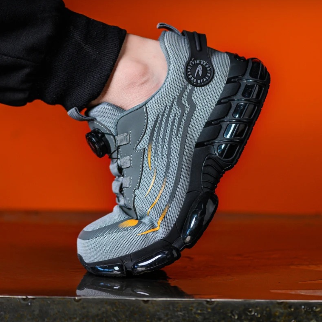 Sneakersy robocze z ukrytymi elementami ochronnymi