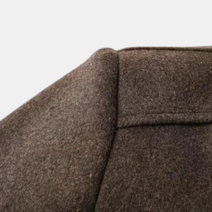 Wełniany płaszcz Hampus ze stójką, klasyczny design