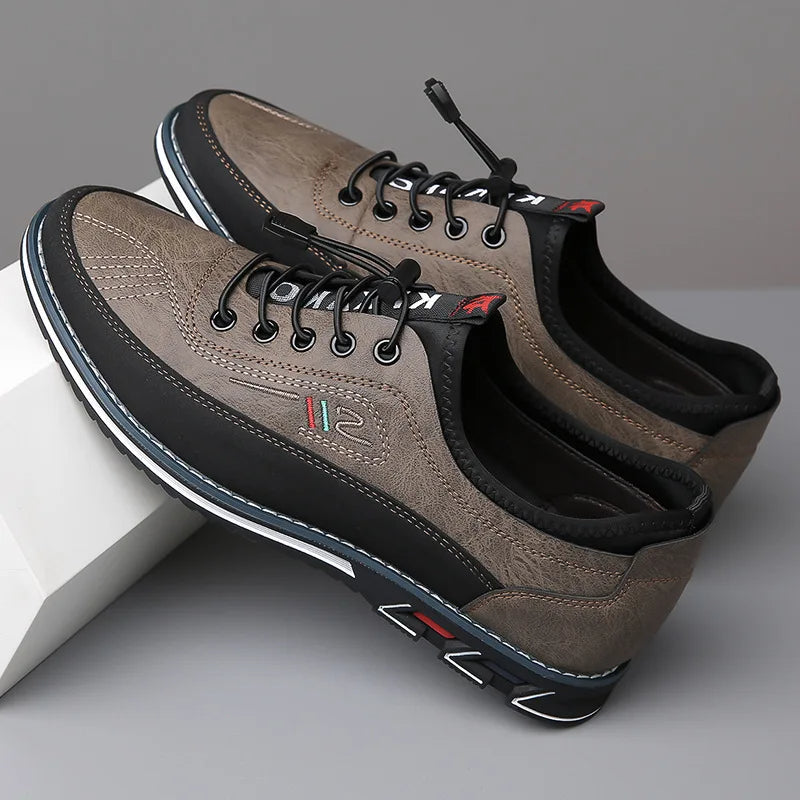 Sneakersy w stylu oksfordów z profilowaną wkładką