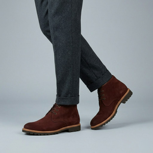 Botki chukka Argenta z zamszu, klasyczna elegancja