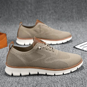 Sneakersy z oddychającej dzianiny, mocna amortyzacja
