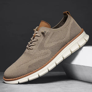 Sneakersy z elastycznej dzianiny, naturalne dopasowanie
