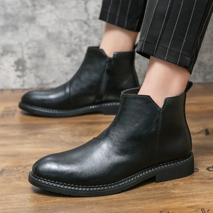 Buty Etna Rosso ze skóry naturalnej, klasyczna forma