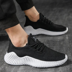 Lekkie sneakersy z dzianiny, opływowa sylwetka