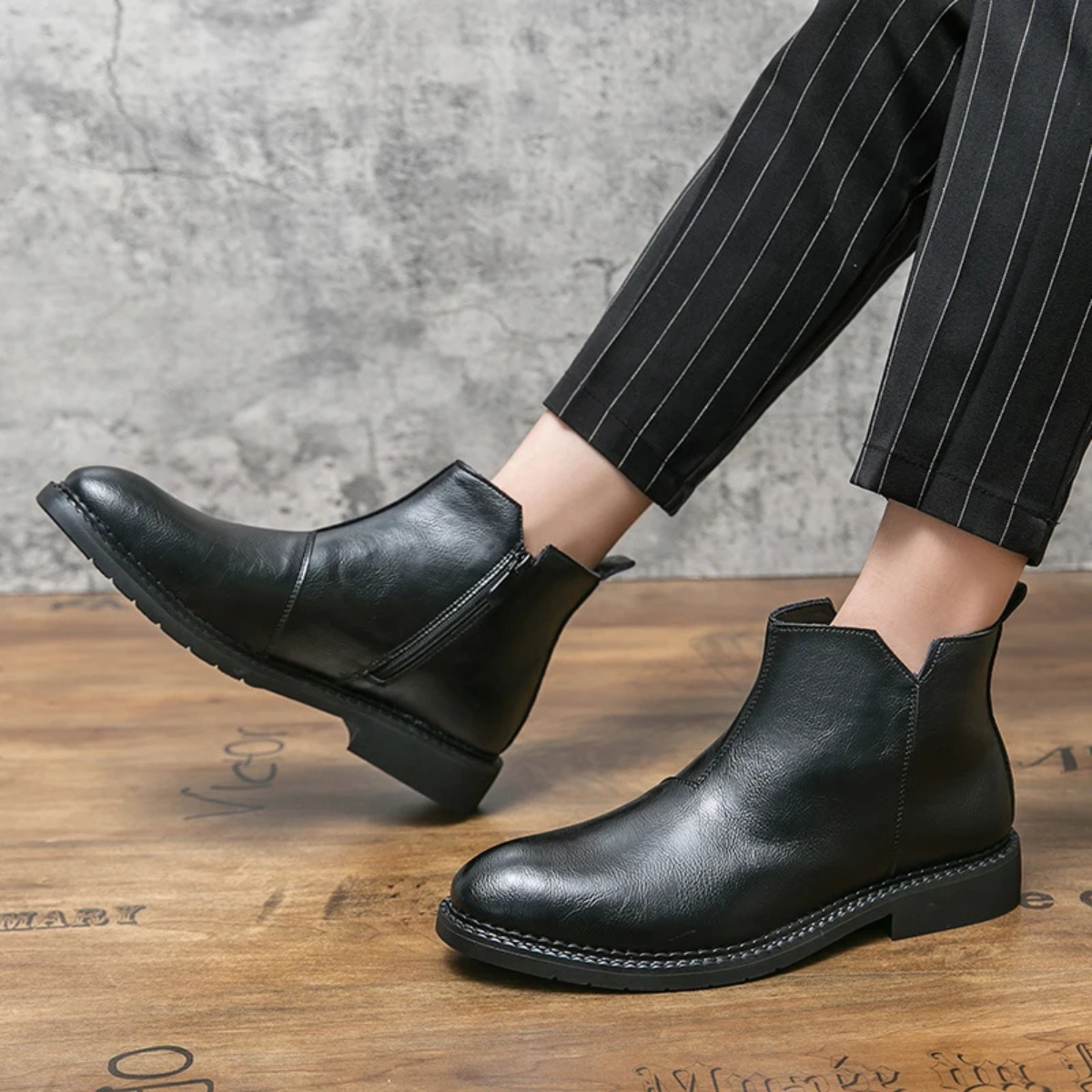 Buty Etna Rosso ze skóry naturalnej, klasyczna forma