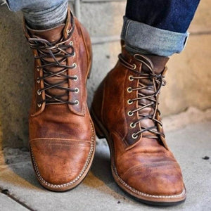 Botki Echo-07 w stylu retro, surowy charakter