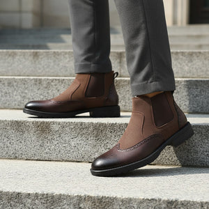 Sztyblety Quark-18 ze zdobieniami brogues