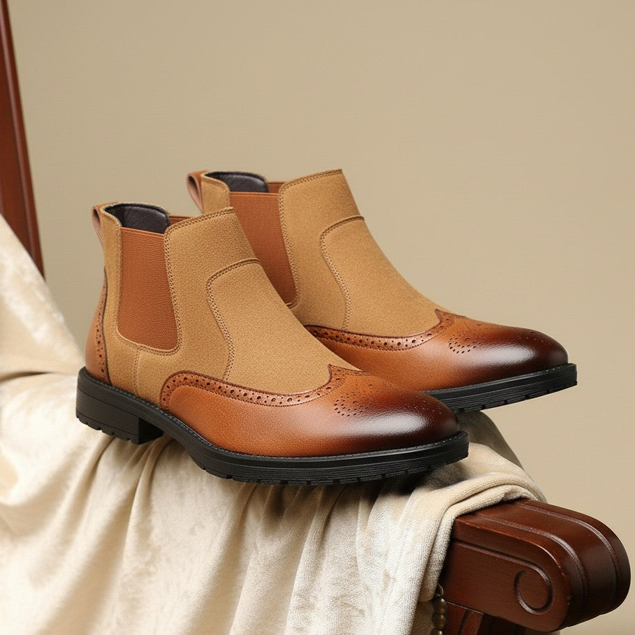 Sztyblety Quark-18 ze zdobieniami brogues