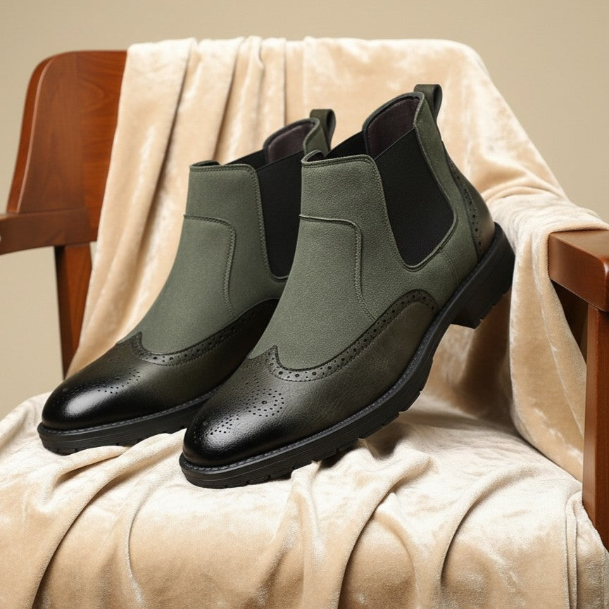 Sztyblety Quark-18 ze zdobieniami brogues