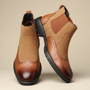 Sztyblety Quark-18 ze zdobieniami brogues