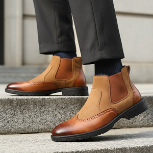 Sztyblety Quark-18 ze zdobieniami brogues