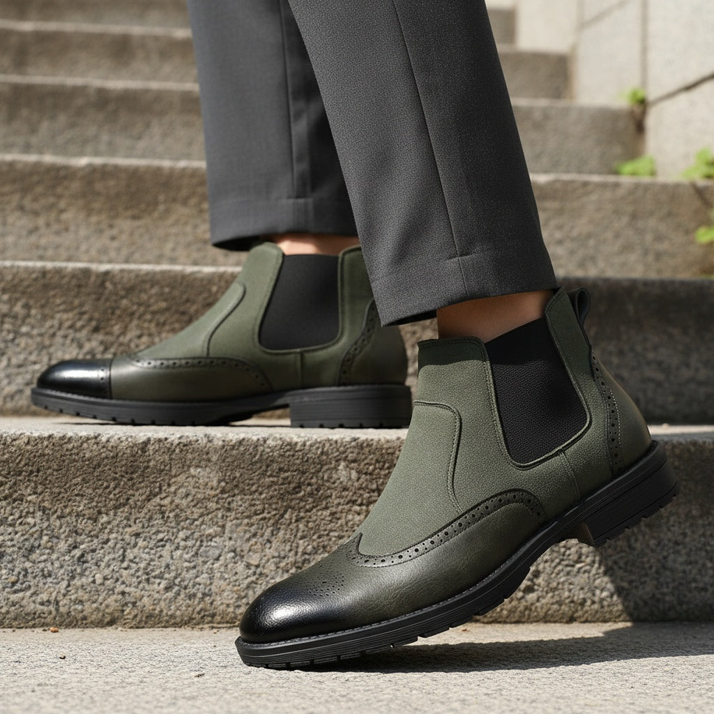 Sztyblety Quark-18 ze zdobieniami brogues