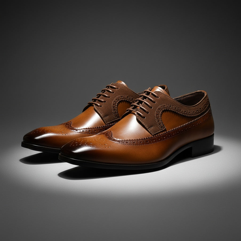 Buty Ember-15 typu brogues, ponadczasowa elegancja