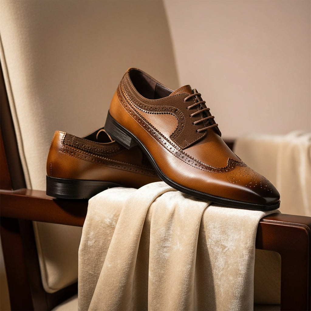 Buty Ember-15 typu brogues, ponadczasowa elegancja