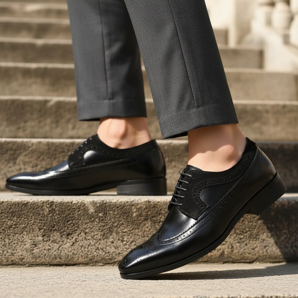 Buty Ember-15 typu brogues, ponadczasowa elegancja