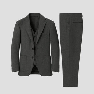 Garnitur trzyczęściowy slim fit z dopasowaną kamizelką