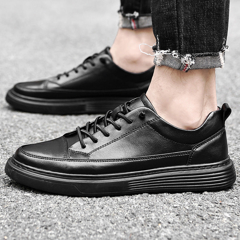 Sneakersy niskie z przeszyciami w tonie cholewki