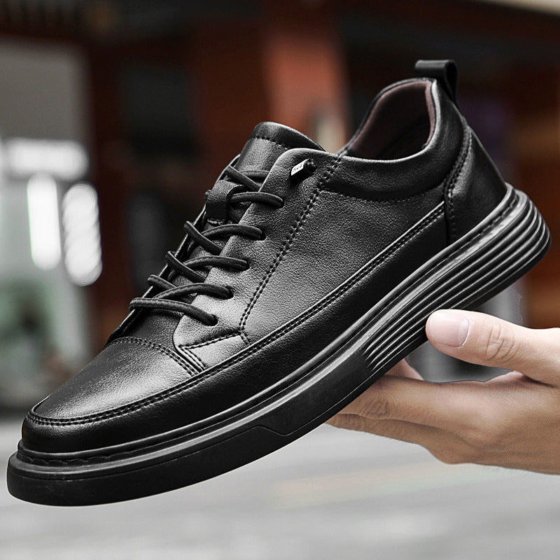 Sneakersy niskie z przeszyciami w tonie cholewki