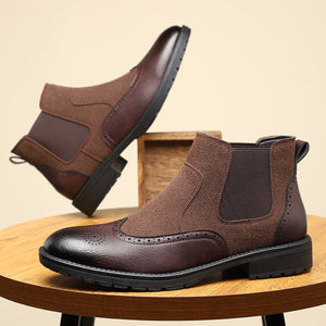 Sztyblety Quark-18 ze zdobieniami brogues