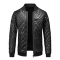 Skórzana kurtka slim fit, nowoczesna klasyka