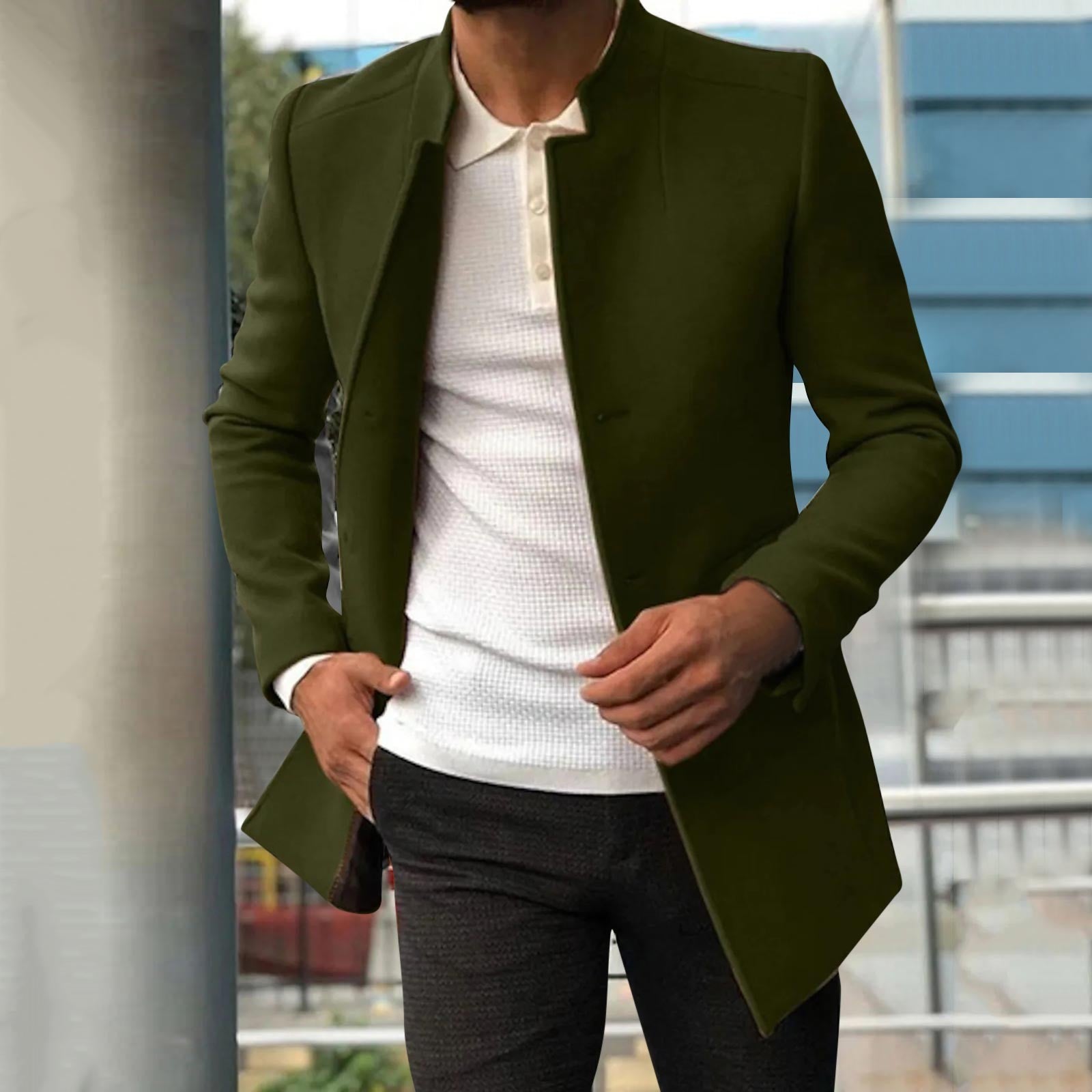 Płaszcz Larson slim fit, smukła sylwetka