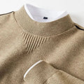 Sweter Arden z dzianiny żakardowej, półgolf