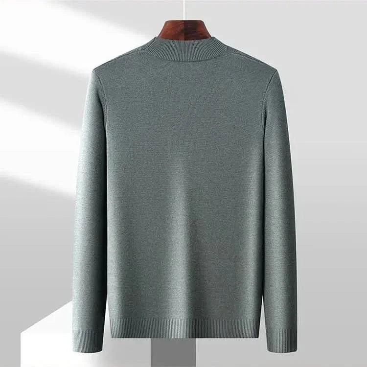 Sweter Arden z dzianiny żakardowej, półgolf