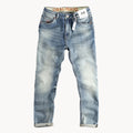 Jeansy Hugo slim fit w jasnym spranym denimie