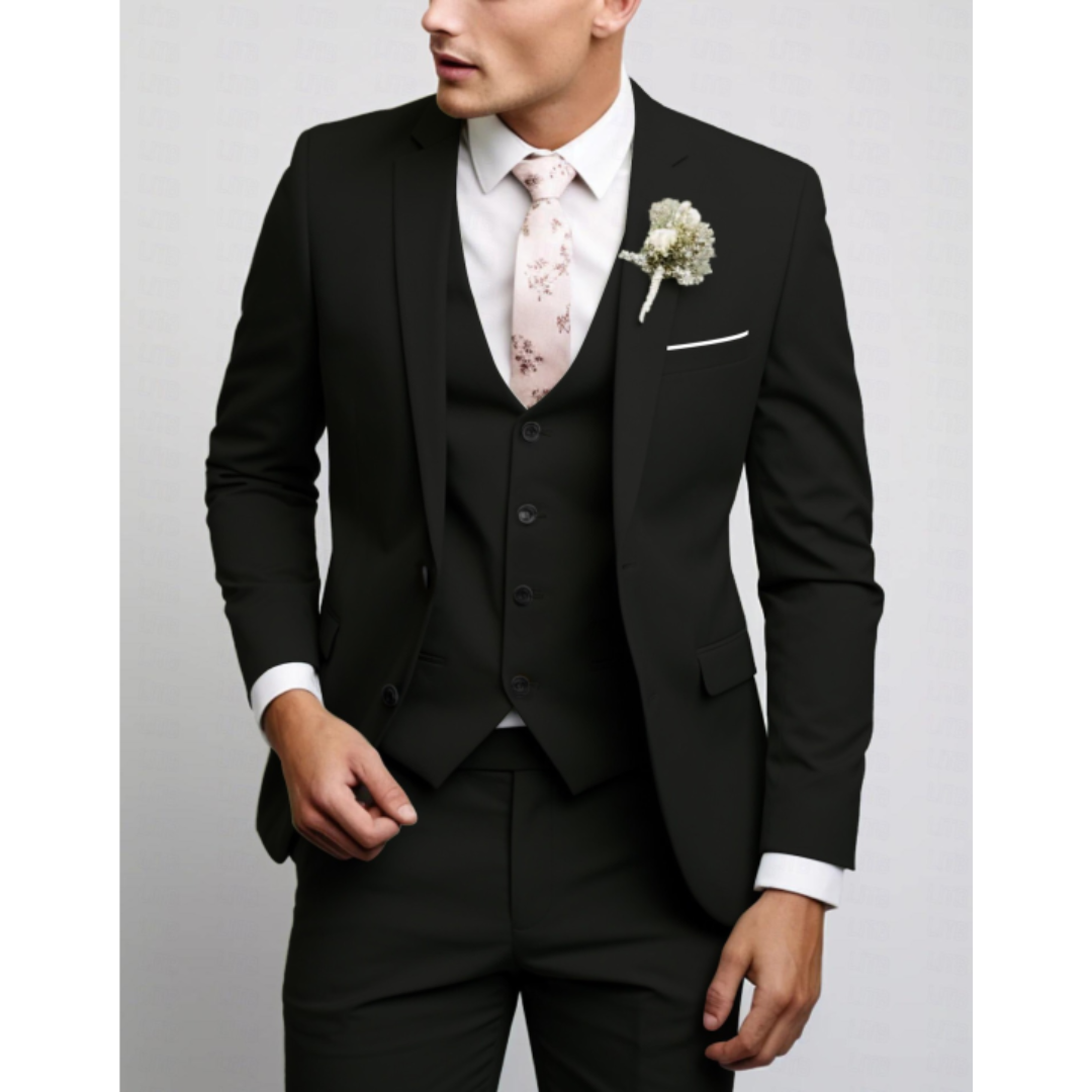 Garnitur trzyczęściowy slim fit, dziesięć kolorów