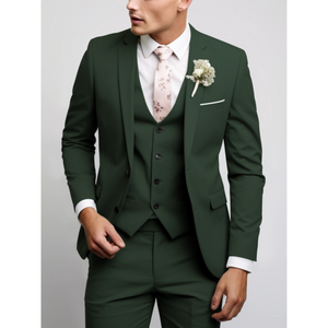Garnitur trzyczęściowy slim fit, dziesięć kolorów