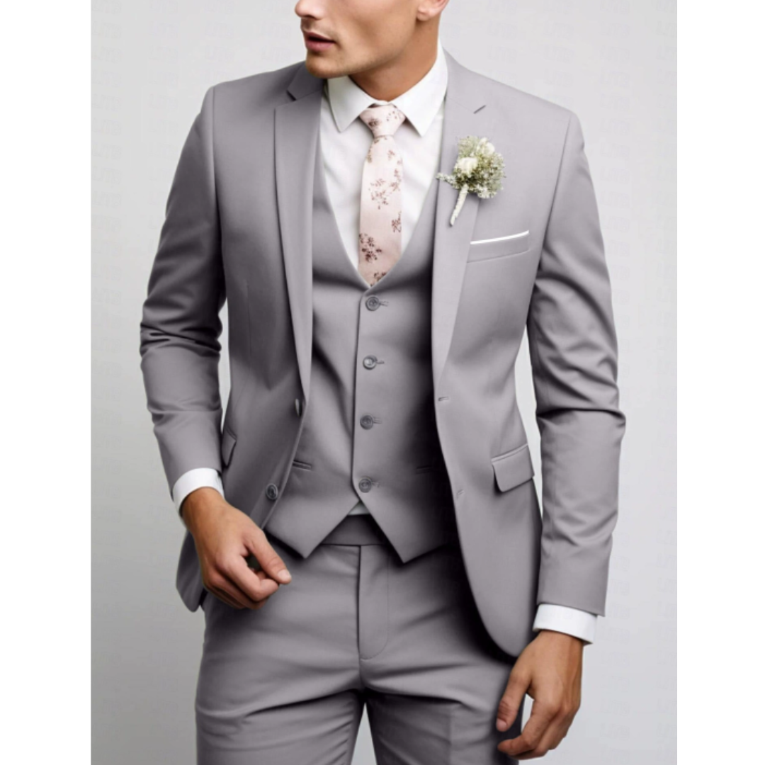 Garnitur trzyczęściowy slim fit, dziesięć kolorów