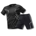 Komplet sportowy: T-shirt i szorty, materiał funkcyjny