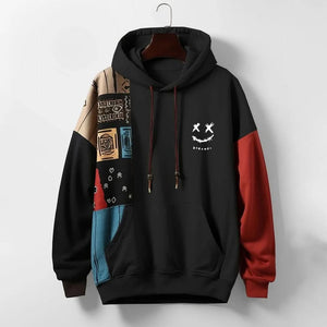 Bluza Riot z kapturem, kontrastowe bloki kolorów