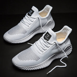 Lekkie sneakersy z dzianiny, opływowa sylwetka