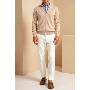 Kardigan Sandr o kroju slim fit, mieszanka bawełny