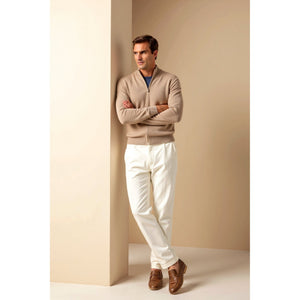 Kardigan Sandr o kroju slim fit, mieszanka bawełny