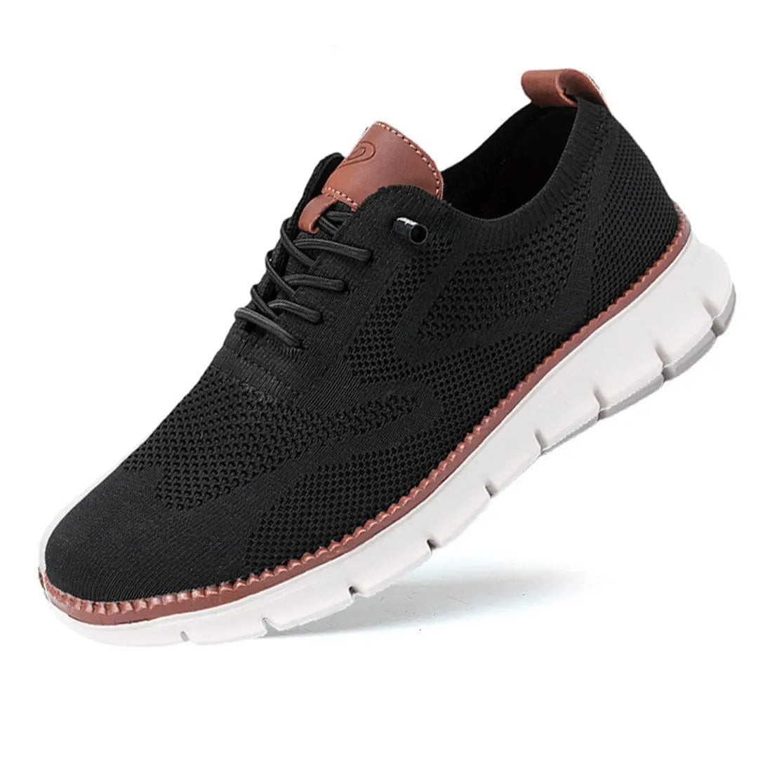 Sneakersy z oddychającej dzianiny, mocna amortyzacja