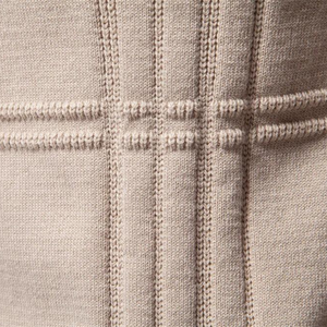 Sweter zimowy z okrągłym dekoltem, ciepły materiał
