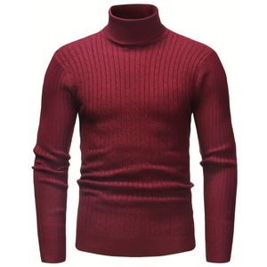 Golf slim fit z prążkowanej dzianiny