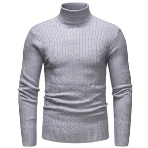 Golf slim fit z prążkowanej dzianiny