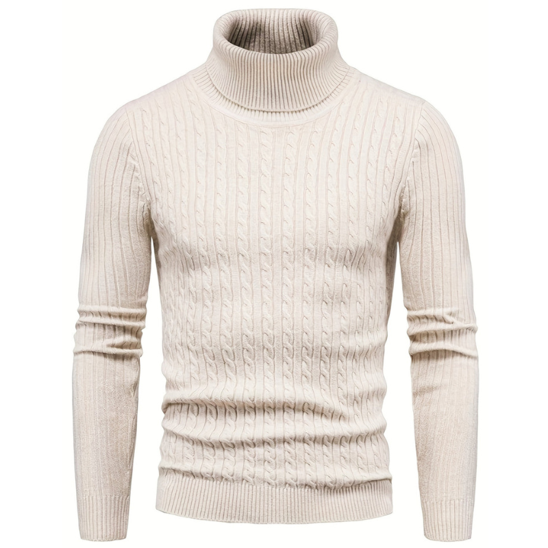 Golf slim fit z prążkowanej dzianiny