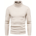 Golf slim fit z prążkowanej dzianiny